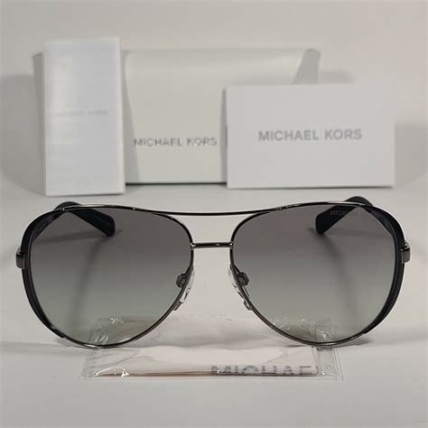 michael kors chelsea aviator sunglasses gunmetal black|Michael Kors aviator sunglasses women.